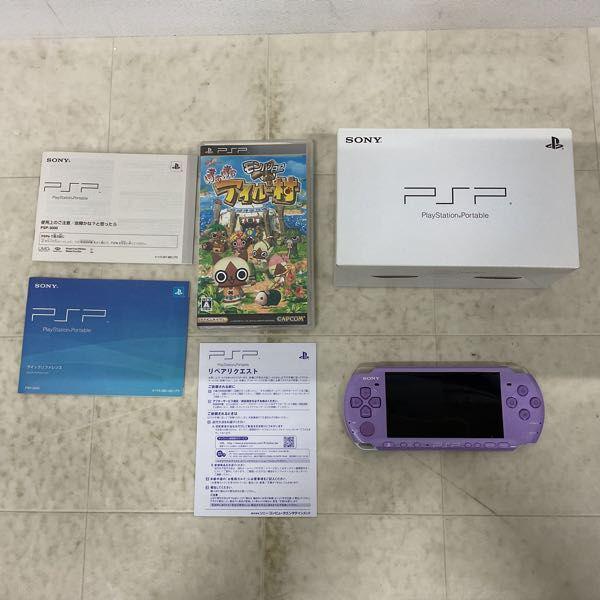 欠品 動作確認&frasl;初期化済 PSP PSP-3000 モンハン日記 ぽかぽかアイルー