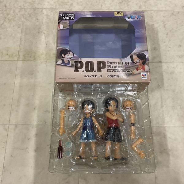 未開封含 メガハウス P.O.P/POP ONE PIECE ルフィ＆エース 兄弟の絆 CB