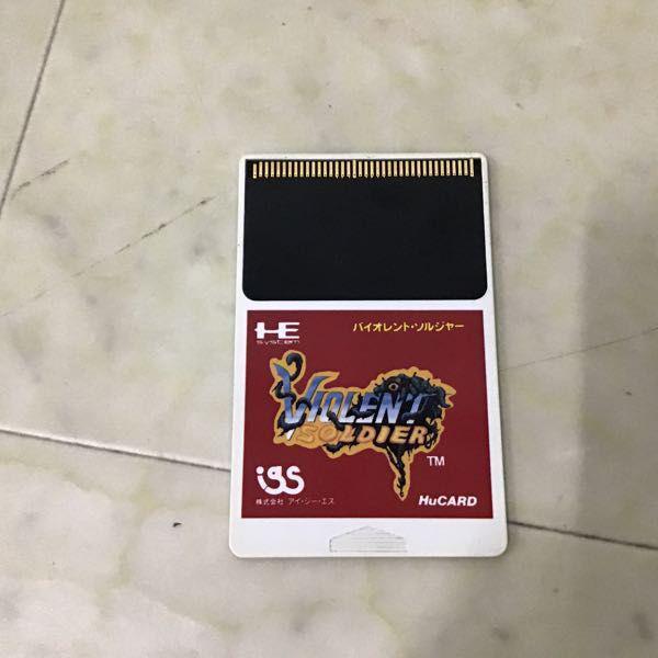 テレビゲーム PCエンジン バイオレント・ソルジャー HuCARD