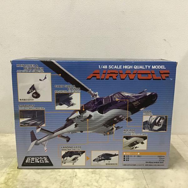 破損 ミラクルハウス 新世紀合金 1/48 超音速攻撃ヘリ エアーウルフ
