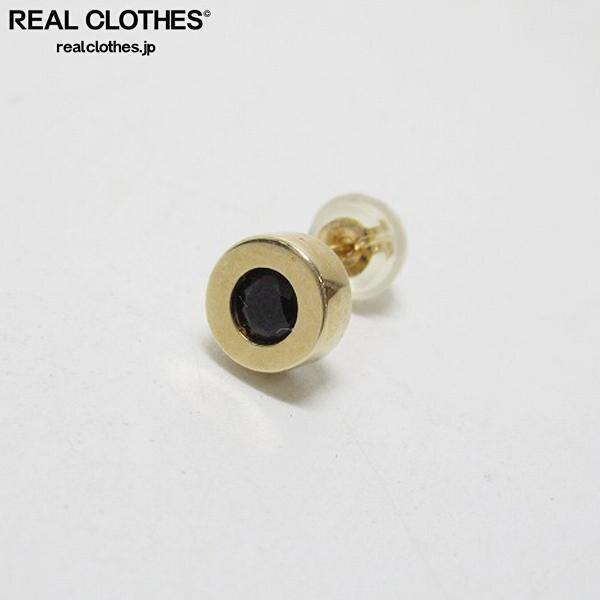 実際に弊社で買取させて頂いたSYMPATHY OF SOUL/シンパシーオブソウル K10YG ブラックサファイア ピアス 片耳 /UPK