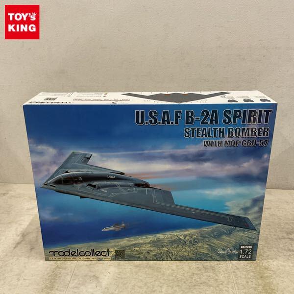 1円〜 モデルコレクト 1/72 U.S.A.F B-2A スピリット ステルスボンバー WITH MOP GBU-57