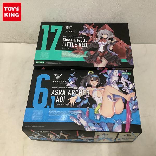 1円〜 コトブキヤ メガミデバイス 1/1 朱羅 弓兵 蒼衣 カオス アンド プリティ 赤ずきん