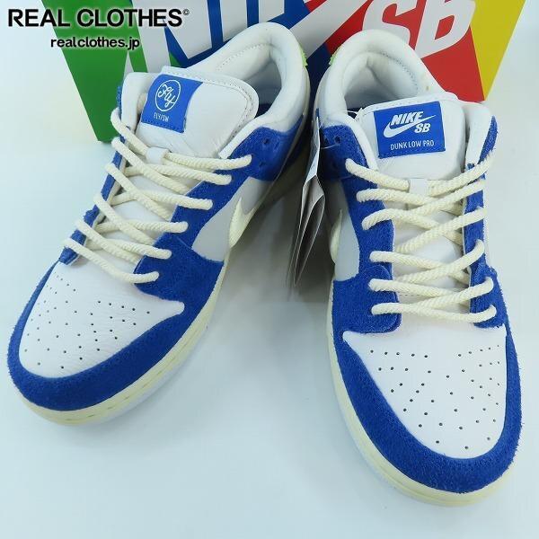 実際に弊社で買取させて頂いた【未使用】Fly Streetwear×NIKE/フライストリートウェア×ナイキ SB DUNK LOW/ダンク ロー ガーデニア DQ5130-400/27.5