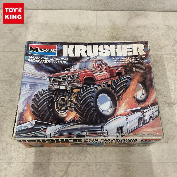 1円〜 Monogram 1/24 KRUSHER MEAN, CAR-CRUSHING MONSTER TRUCK