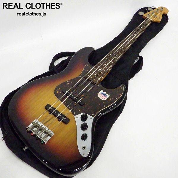 実際に弊社で買取させて頂いた★Fender JAPAN/フェンダージャパン JB62 3TS JAZZ BASS/ジャズベース 4弦エレキベース ソフトケース付 同梱×/170