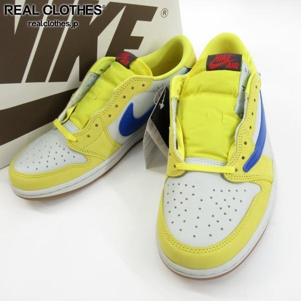 実際に弊社で買取させて頂いた【未使用】NIKE×Travis Scott/ナイキ×トラヴィススコット WMNS AIR JORDAN 1 LOW OG エアジョーダン1 ロー DZ4137-700/28.5