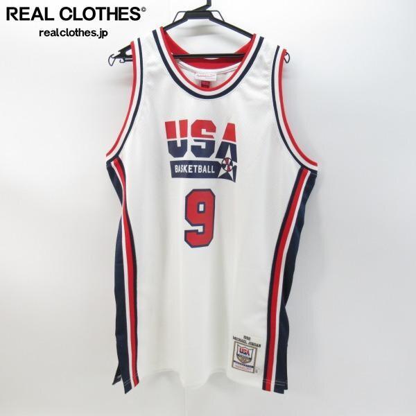 実際に弊社で買取させて頂いた☆【未使用】Mitchell&Ness/ミッチェルアンドネス アメリカ代表 #9 JORDAN オーセンティックユニフォーム AJY4AC19089/48 /UPK