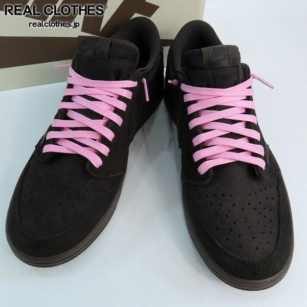 実際に弊社で買取させて頂いたTRAVIS SCOTT×NIKE/トラヴィススコット×ナイキ AIR JORDAN 1 LOW OG SP VELVET BROWN DM7866-202/27.0