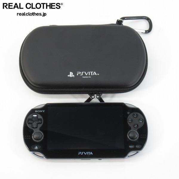 実際に弊社で買取させて頂いたSONY/ソニー PlayStation/PS Vita 討鬼伝 鬼柄/クリスタルブラック PCH-1000 ケース付き【簡易動作確認済み】