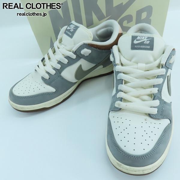 実際に弊社で買取させて頂いたNIKE/ナイキ SB DUNK LOW PRO QS ダンク ロー プロ QS 堀米 雄斗 Wolf Grey/ウルフグレー FQ1180-001/27