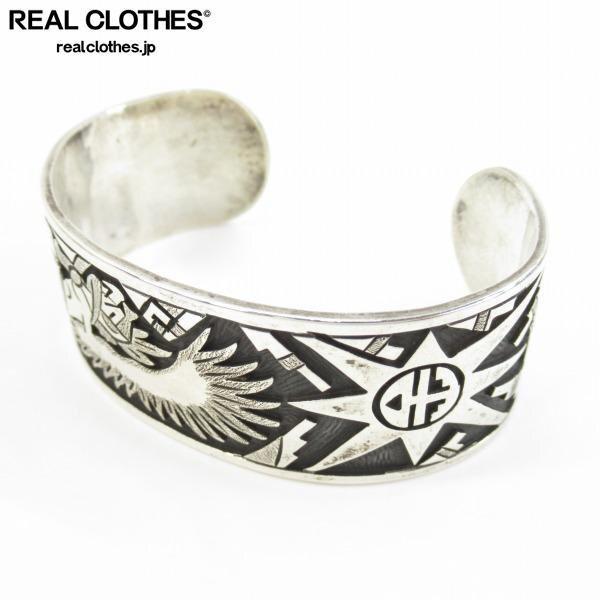 実際に弊社で買取させて頂いたHopi/ホピ族 Clement Honie/クレメント ホニー作 インディアンジュエリー バングル /UPK