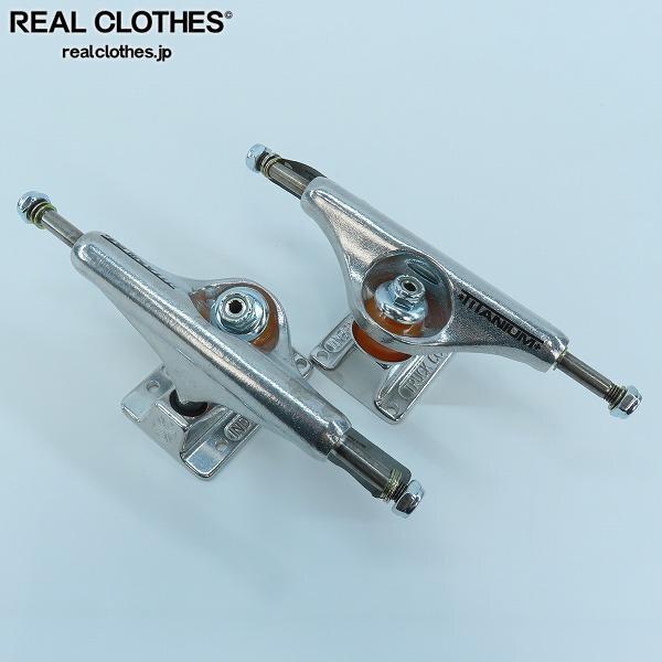 実際に弊社で買取させて頂いた【未使用】INDEPENDENT/インディペンデント 129 Forged Titanium Silver スケートボード トラック