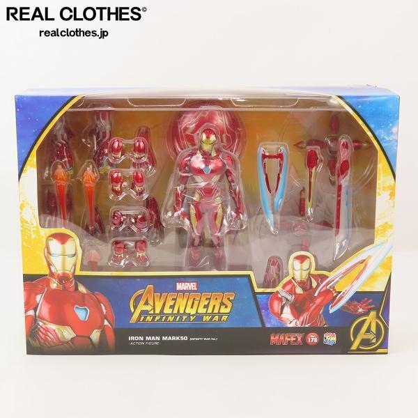 実際に弊社で買取させて頂いた(F06)【複数個選択可能/未開封】MEDICOM TOYMAFEX IRON MAN MARK50(INFINITY WAR Ver.) アイアンマン フィギュア No.178