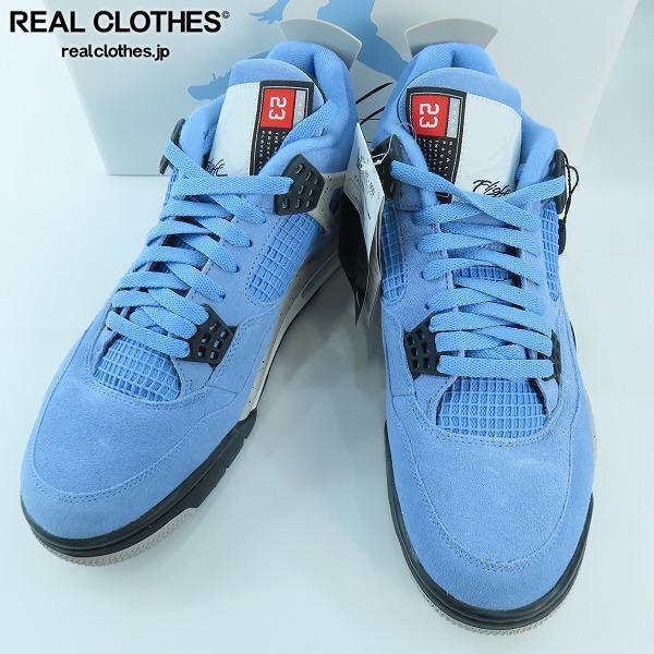実際に弊社で買取させて頂いたNIKE/ナイキ AIR JORDAN 4 RETRO UNIVERSITY BLUE エアジョーダン4 レトロ CT8527-400 29.0