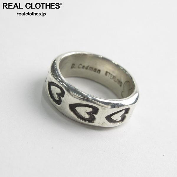 実際に弊社で買取させて頂いたNavajo/ナバホ族 DARRELL CADMAN/ダレルキャドマン作 ハート スタンプワーク リング 9.5号 /UPK