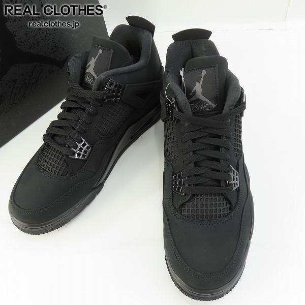 実際に弊社で買取させて頂いた【未使用】NIKE/ナイキ Air Jordan 4 Retro/エアジョーダン4 レトロ Black Cat/ブラックキャット FV5029-010/28.5