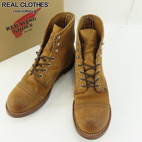 実際に弊社で買取させて頂いたRED WING/レッドウィング Iron Ranger アイアンレンジャー ミュールスキナー ブーツ 8083/8.5