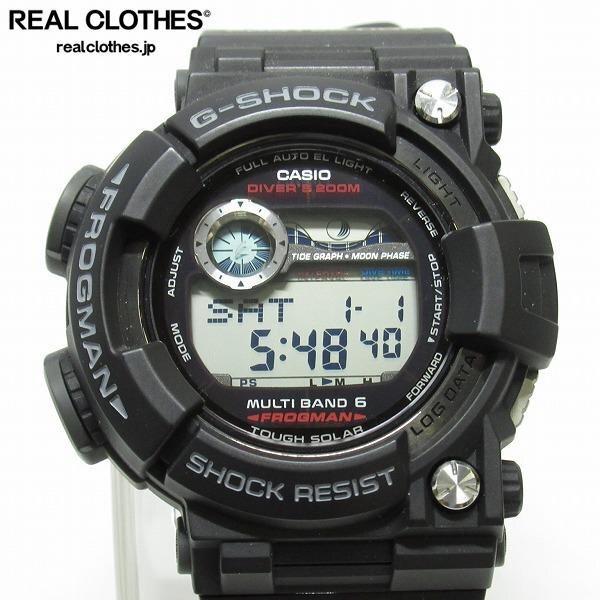 実際に弊社で買取させて頂いたG-SHOCK/Gショック FROGMAN/フロッグマン Master of G/マスターオブG 電波ソーラー 腕時計 GWF-1000-1JF