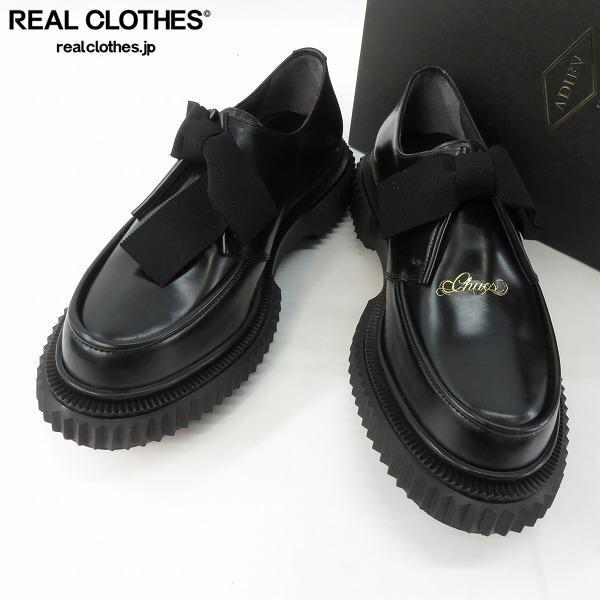 実際に弊社で買取させて頂いたUNDERCOVER/アンダーカバー×ADIEU リボンレザーシューズ ブラック UC2E4F03/42