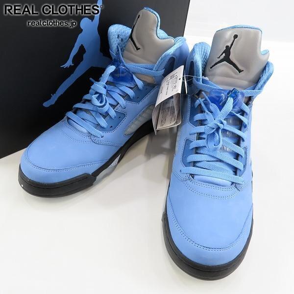 実際に弊社で買取させて頂いた【未使用】NIKE/ナイキ AIR JORDAN 5 RETRO SE/ エアジョーダン5 レトロ ユニバーシティブルー DV1310-401/30.5