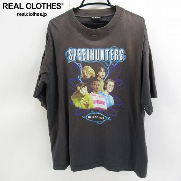 実際に弊社で買取させて頂いた☆【JPタグ】BALENCIAGA/バレンシアガ 18AW Speed Hunters/スピードハンターズ プリント 半袖Tシャツ 541876 TCV38/M /UPK