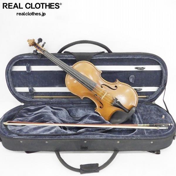 実際に弊社で買取させて頂いた★【ジャンク】Francesco Ruggieri detto il per Cremona 1675/フランシスコルジェリクレモナ バイオリン 4/4 ケース付 同梱×/D4X