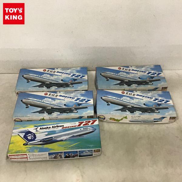 1円〜 ハセガワ 1/200 全日空 ボーイング727、ボーイング727 アラスカ航空