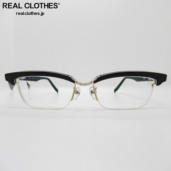 実際に弊社で買取させて頂いた999.9/フォーナインズ ハーフリム 度入り眼鏡/メガネフレーム/アイウェア M-802