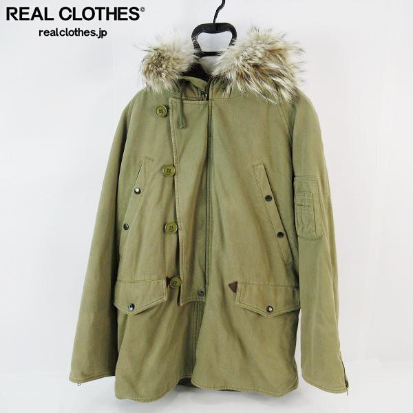 実際に弊社で買取させて頂いた☆【JPタグ】SAINTLAURENT PARIS/サンローランパリ 14AW コヨーテファーミリタリーモッズコート 362052 Y503F 42