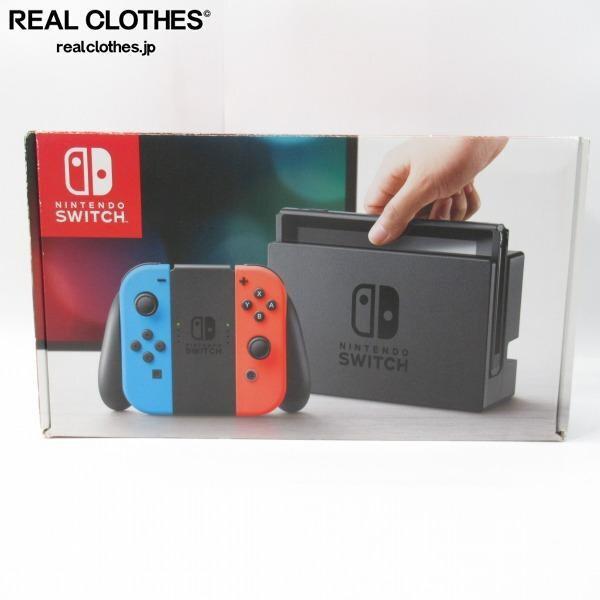 実際に弊社で買取させて頂いた任天堂 Nintendo Switch/ニンテンドースイッチ 本体 ネオンブルー/ネオンレッド HAC-S-KABAA【簡易動作確認済】 /080