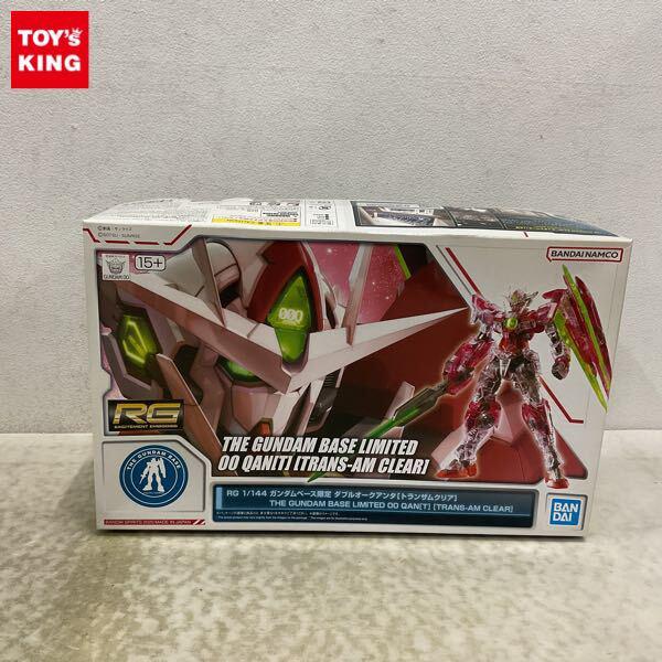1円〜 ガンダムベース限定 RG 1/144 劇場版 機動戦士ガンダムOO A wakening of the Trailblazer ダブルオークアンタ トランザムクリア
