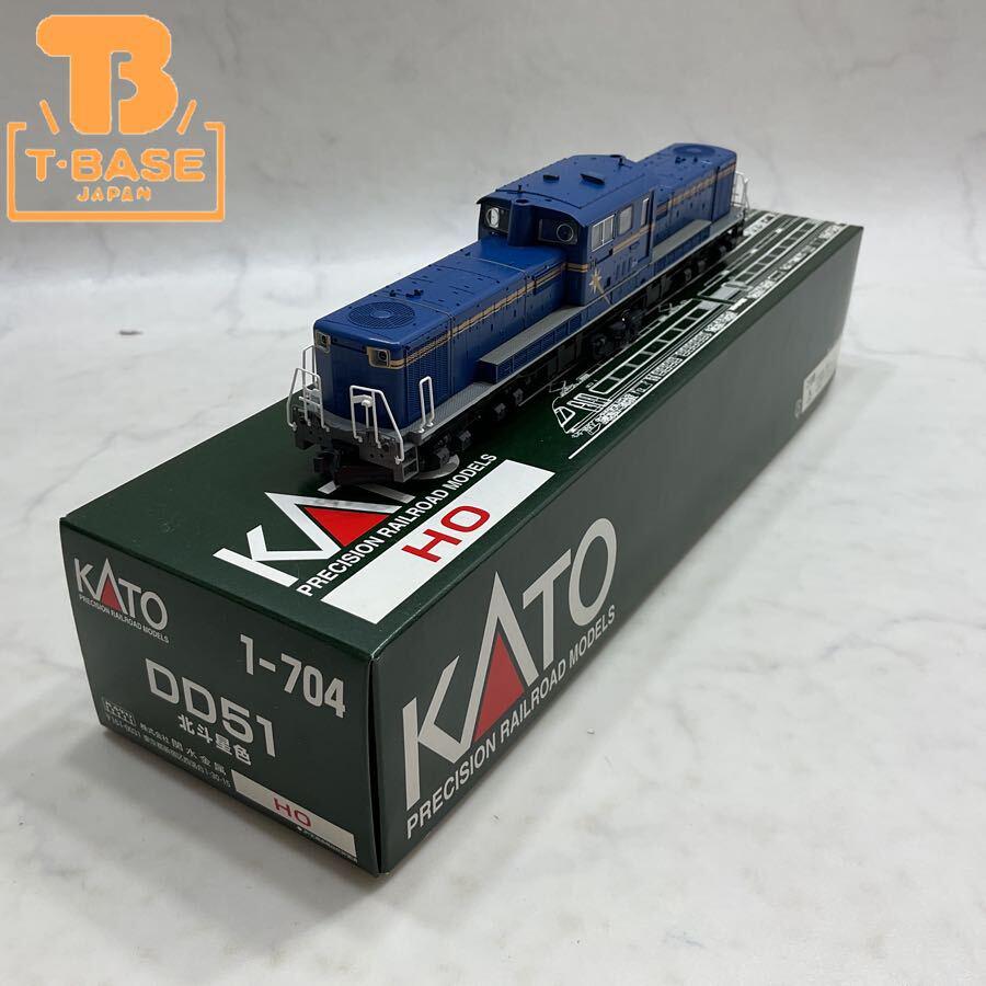 美品 KATO 1-704 DD 51 北斗星色 HOゲージ￼ KATO HO 1-704 DD51 北斗星色 KATO 1-704 DD51 北斗星色 寝台特急