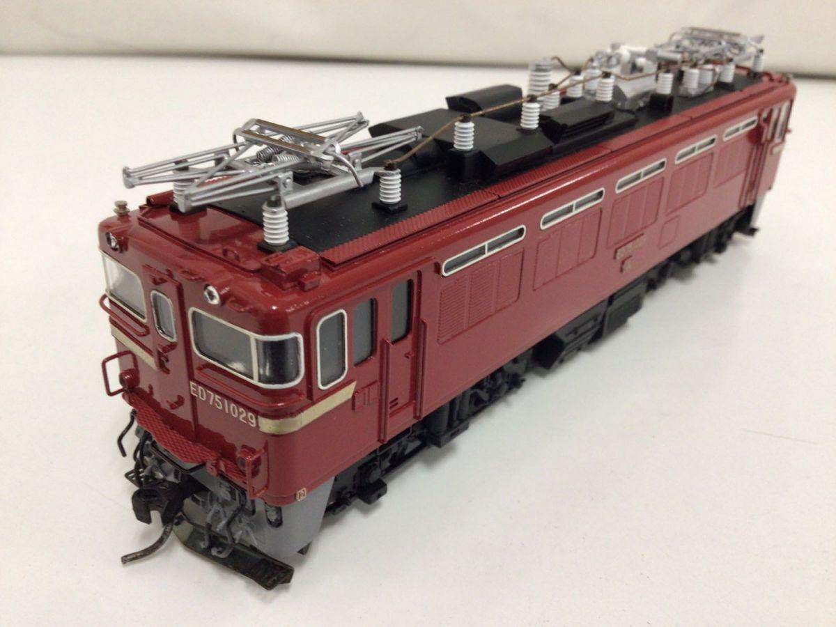ED75、電気機関車、動作確認済み、HOゲージ 動作確認済み 天賞堂 HOゲージ 国鉄交流電気機関車 ED75 No.490