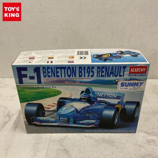 1円〜 アカデミー 1/20 F-1 ベネトン B195 ルノー