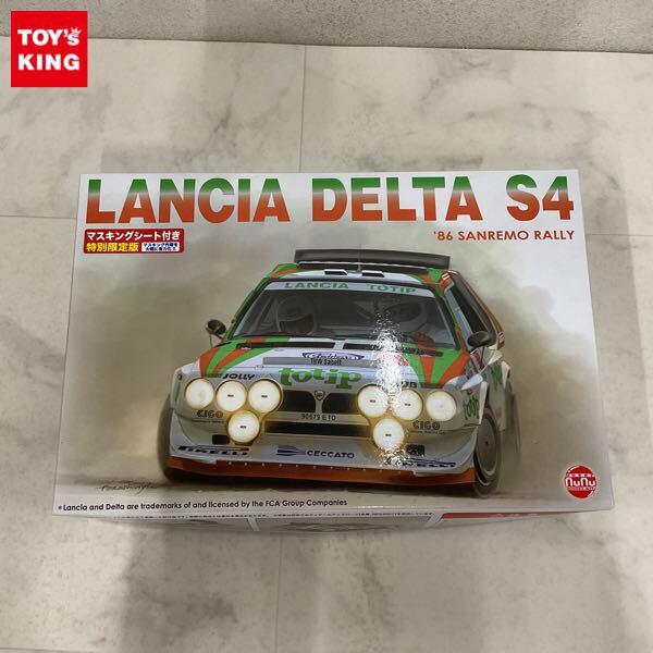 1円〜 プラッツ 1/24 ランチア デルタ S4 ’86 サンレモ ラリー マスキングシート付