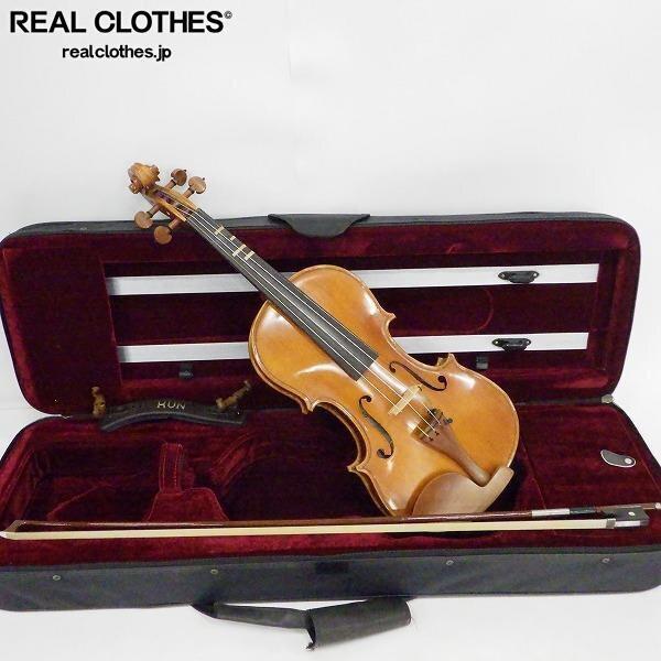 実際に弊社で買取させて頂いたSynwin/シンウィン 4/4 バイオリン 1999 弓・セミハードケース付き 同梱×/D4X