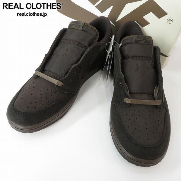 実際に弊社で買取させて頂いた【未使用】TRAVIS SCOTT×NIKE/トラヴィススコット×ナイキ AIR JORDAN 1 LOW OG SP VELVET BROWN DM7866-202/28 /080