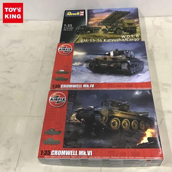 1円〜 エアフィックス 1/35 クロムウェル Mk.VI、Revell 1/35 W.O.T.8 BM-13-16 カチューシャ/カーゴ
