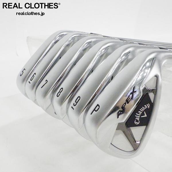 実際に弊社で買取させて頂いたCallaway/キャロウェイ APEX FORGED/フォージド アイアン #5~9,Pw 6本セット N.S.PRO MODUS 3 TOUR 105 FLEX:S 同梱×/D4X