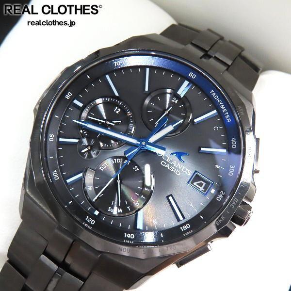 実際に弊社で買取させて頂いたCASIO/カシオ OCEANUS/オシアナス マンタ Bluetooth搭載 S5000 Series 電波ソーラー 腕時計 OCW-S5000B-1AJF