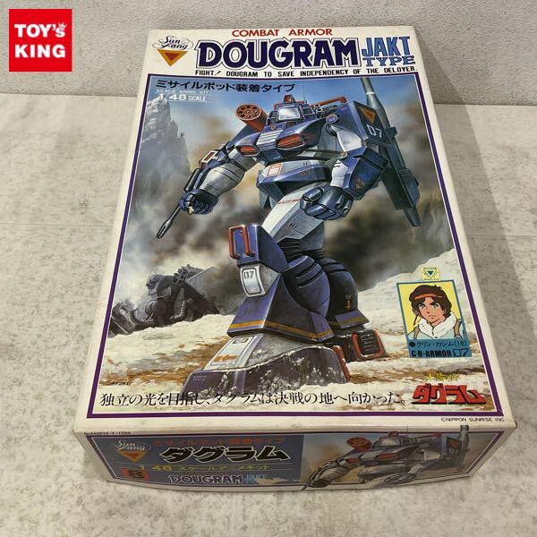 1円〜 タカラ 1/48 太陽の牙ダグラム ダグラム ミサイルポッド装着タイプ