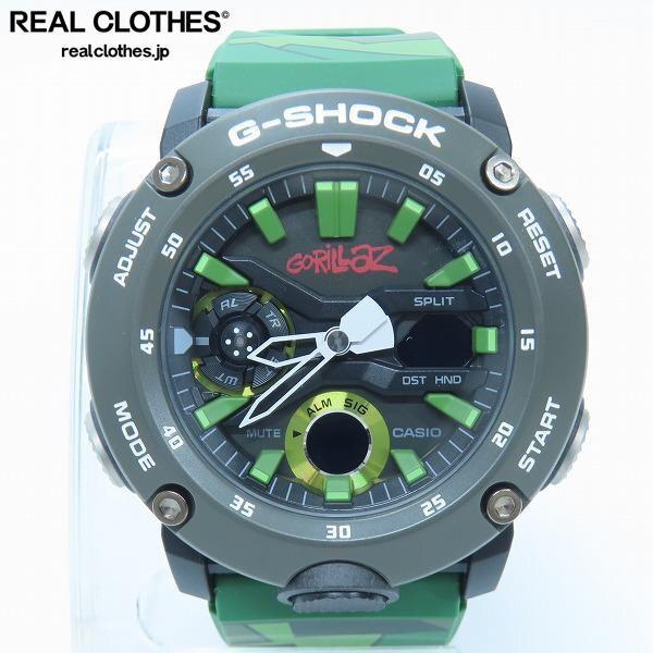 実際に弊社で買取させて頂いたG-SHOCK/G-ショック×Gorillaz/ゴリラズ コラボレーションモデル GA-2000GZ-3AJR 【動作未確認】