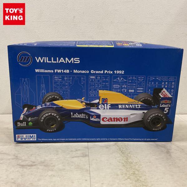 1円〜 フジミ 1/20 ウイリアムズ・ルノー FW14B 1992年 モナコグランプリ仕様「