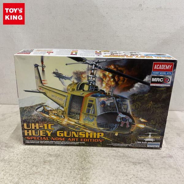 1円〜 アカデミー 1/35 UH-1C HUEY GUNSHIP SPECIAL NOSE ART EDITION