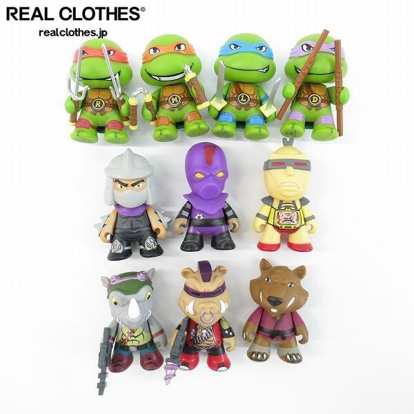 実際に弊社で買取させて頂いたKidrobot/キッドロボット ミュータント・タートルズ レオナルド/ラファエロ/ドナテロ/ミケランジェロ 他 フィギュア 10体セット