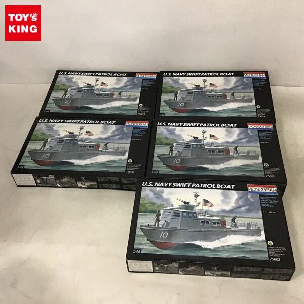 1円〜 モノグラム 1/48 U.S. NAVY SWIFT PATROLBOAT
