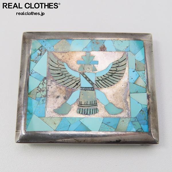 実際に弊社で買取させて頂いたZuni/ズニ族 Harlan & Monica Coonsis/ハーラン＆モニカ作 ナイフウイング ベルト バックル /UPK