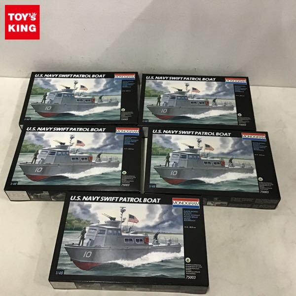 1円〜 モノグラム 1/48 75003 U.S.NAVY SWIFT PATROL BOAT