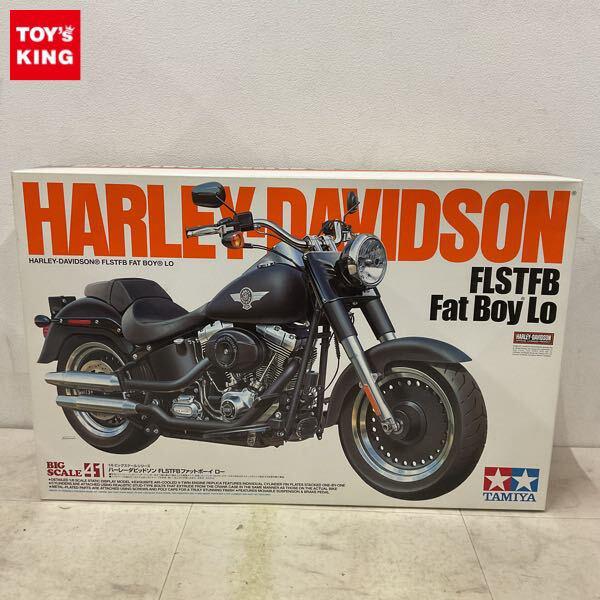1円〜 タミヤ ビッグスケール 1/6 ハーレーダビッドソン FLSTFBファットボーイ ロー